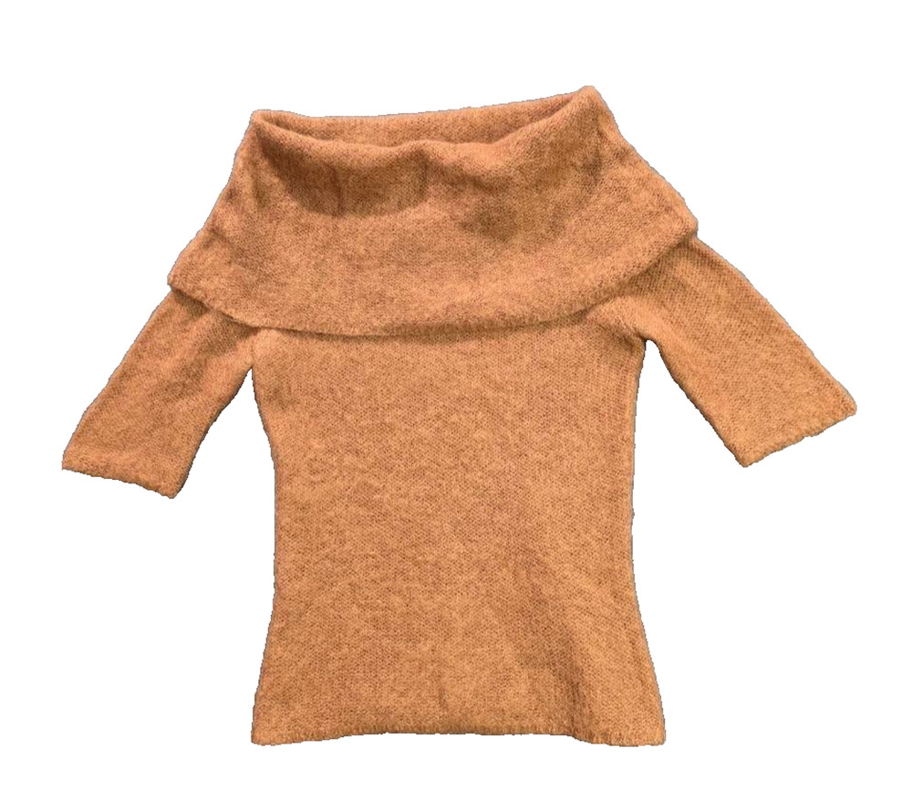 Carlisle Sweater mohair wool blend top Womens Small Embroidered A008936